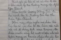 Xúc động những bức thư, món quà của các em nhỏ Nghệ An gửi đến khu cách ly
