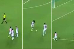 U17 Tajikistan gây bão với pha dàn xếp đá phạt thông minh