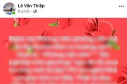 Mời chủ tài khoản Facebook Lê Văn Thiệp làm việc vì 'những lời lẽ thô tục'