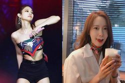 Jennie, Yoona dùng khăn lụa thay áo và vòng cổ để trông sành điệu
