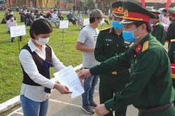 Trường Quân sự Quân khu 4 bàn giao 265 công dân hoàn thành thời gian cách ly