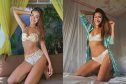 Minh Tú tung ảnh bikini tự nhận là 'bà hoàng thả thính'
