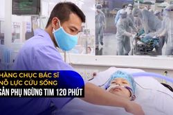 Xúc động khoảnh khắc hàng chục bác sĩ BV Bạch Mai mặc đồ bảo hộ vừa đẩy xe cứu thương vừa nỗ lực ép tim cứu sống sản phụ đã ngừng tim 120 phút