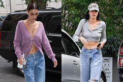 Bella Hadid, Kendall Jenner dẫn đầu mốt mặc áo cardigan tạo vẻ sexy