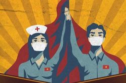 Họa sĩ trẻ Lê Đức Hiệp và thông điệp 'Ở nhà là yêu nước'