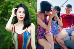 Lỡ miệng dọa con gái, Công Vinh giật nảy khi bị con 'phản đòn'