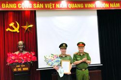 Công bố Quyết định bổ nhiệm chức danh Thủ trưởng Cơ quan Cảnh sát điều tra CAQ Ba Đình