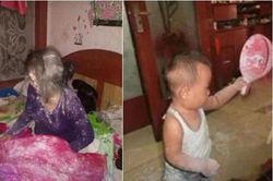 Bà nội ngủ trưa một lúc, tỉnh dậy thấy bãi chiến trường, nhưng cháu chỉ nói 1 câu khiến trái tim 'bà tan chảy'