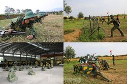 Huấn luyện chiến sĩ mới trong mùa… 'COVID'