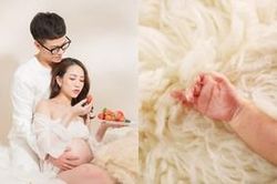 Joyce Phạm 'vượt cạn' thành công, đại gia Minh Nhựa chính thức lên chức ông ngoại ở tuổi 37