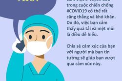 WHO: Hãy chia sẻ với nhân viên y tế để vượt qua đại dịch COVID-19
