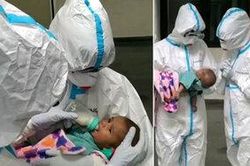 Y tá đồng lòng chăm sóc bé trai 3 tháng tuổi bơ vơ vì mẹ nhiễm COVID-19