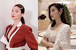 Đụng kẹp tóc 26 triệu đồng, Lan Khuê gợi cảm, Tường San ngọt ngào, riêng Hoàng Yến Chibi lấy gối che thân vẫn xinh