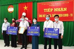 Hậu Giang tiếp nhận hơn 9,4 tỷ đồng hỗ trợ phòng, chống dịch