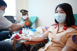 Công an Hà Nội hiến 'Giọt máu nghĩa tình'
