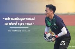 HLV thủ môn Võ Văn Hạnh tiến cử Nguyên Mạnh bắt thay Đặng Văn Lâm