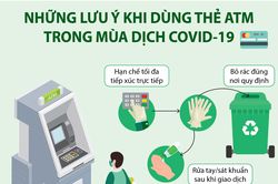 Những lưu ý khi dùng thẻ ATM trong mùa dịch COVID-19