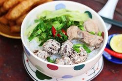 Học cách chế biến bún mọc dọc mùng chuẩn vị cho bữa sáng