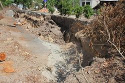 Cà Mau tìm giải pháp lâu dài đối phó sụt lún, sạt lở: Hơn 1.100 vụ sạt lở, sụt lún đất, phá hủy 25.000 mét đường