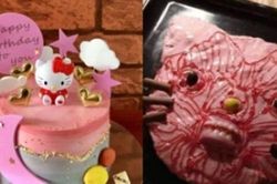 Vào bếp trổ tài làm bánh sinh nhật tặng cháu, ông chú khiến ai nhìn xong ai cũng phải lắc đầu