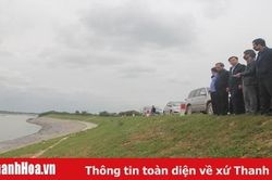 Đoàn công tác Bộ NN&PTNT kiểm tra chất lượng các công trình đê điều tại Thanh Hóa