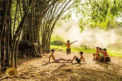 Ngắm những bức ảnh đẹp về tuổi thơ ở những vùng quê Việt Nam