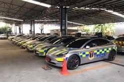 Cảnh sát Thái Lan 'chơi lớn', chi 3 triệu USD mua dàn xe Tesla Model 3S
