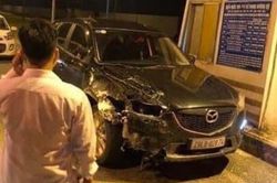 Tài xế lái Mazda CX5 bỏ chạy sau tai nạn