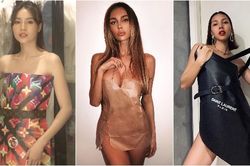 Sau trào lưu 'mặc gối', người đẹp lại đua nhau mặc... 'túi mua sắm'