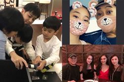 Lâm Chí Dĩnh dạy con học bài, Lý Liên Kiệt ngộ nghĩnh bên con gái