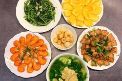Thực đơn bữa cơm ngày hè thơm ngon, đủ chất