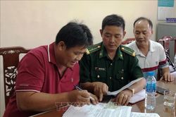 Tàu hàng đâm chìm tàu cá phải bồi thường 450 triệu đồng