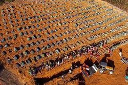 Khung cảnh như phim kinh dị trong đại dịch COVID-19 của thành phố Brazil