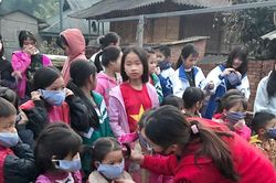 1.300 học sinh được trang bị khẩu trang phòng dịch