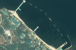 Du thuyền của ông Kim Jong Un xuất hiện ở khu nghỉ dưỡng tại Wonsan