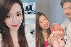 Nhan sắc xinh đẹp vợ Anh Tài đóng cậu chủ điển trai trong 'Luật trời'