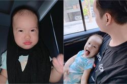 Con gái JustaTee ngày càng 'mặn mà' đáng yêu, không hổ danh 'em bé vàng trong làng meme'
