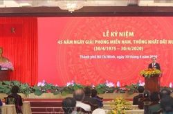 Long trọng Lễ kỷ niệm 45 năm Giải phóng miền Nam, thống nhất đất nước