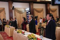Chủ tịch Quốc Hội dự lễ kỷ niệm 45 năm giải phóng miền Nam thống nhất đất nước