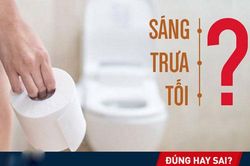 Đi đại tiện ngay sau khi ngủ dậy là tốt hay xấu? Câu trả lời không phải ai cũng biết