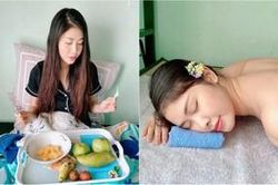 Sành điệu và phong cách, vợ Đăng Khôi 'biến' khoảng thời gian cách ly trở thành kỳ nghỉ đáng nhớ
