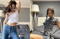 Ở nhà chán chê, Jennie Black Pink biến hóa chục set đồ khác nhau khiến fans thả tim tới tấp