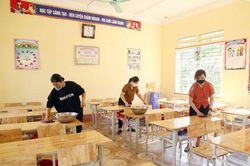 Sẵn sàng đón học sinh trở lại trường