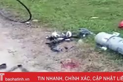 Nam công nhân bị cột điện đổ đè tử vong