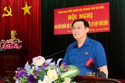 Bí thư Hà Nội thông tin về quy hoạch hai bên sông Hồng