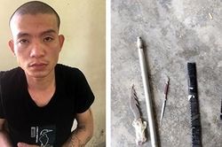 Ngăn chặn kẻ 'ngáo đá' dọa giết bố mẹ, 3 Cảnh sát bị thương