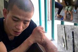 Bắt kẻ ngáo đá dọa giết bố mẹ, 3 chiến sỹ công an bị thương
