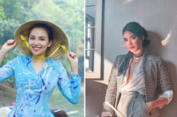 Diễm Hương dịu dàng với áo bà ba, Lan Khuê lấp ló vòng 1 gợi cảm