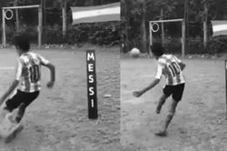 Hậu duệ Messi đây rồi: Cậu bé 12 tuổi khiến fan bóng đá ngả mũ vì cú sút phạt tuyệt đỉnh
