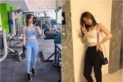 Bạn gái tin đồn Quang Hải, bất ngờ khoe vòng eo 'chết chóc' gây sốt